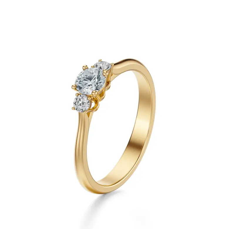 Pierścionek zaręczynowy z diamentami AJPZ_083